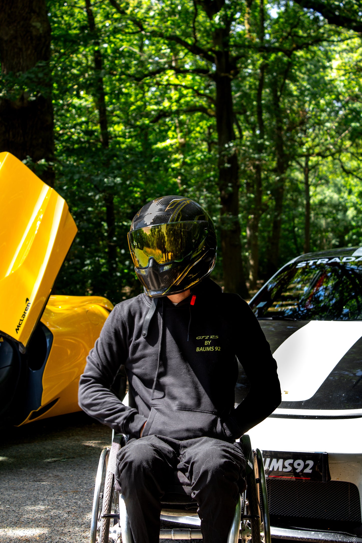 SWEAT à capuche GT2RS en Noir ou Blanc