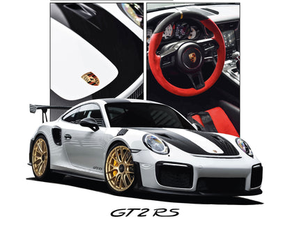 T-shirt GT2RS Noir ou Blanc