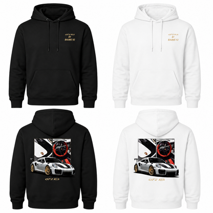 SWEAT à capuche GT2RS en Noir ou Blanc